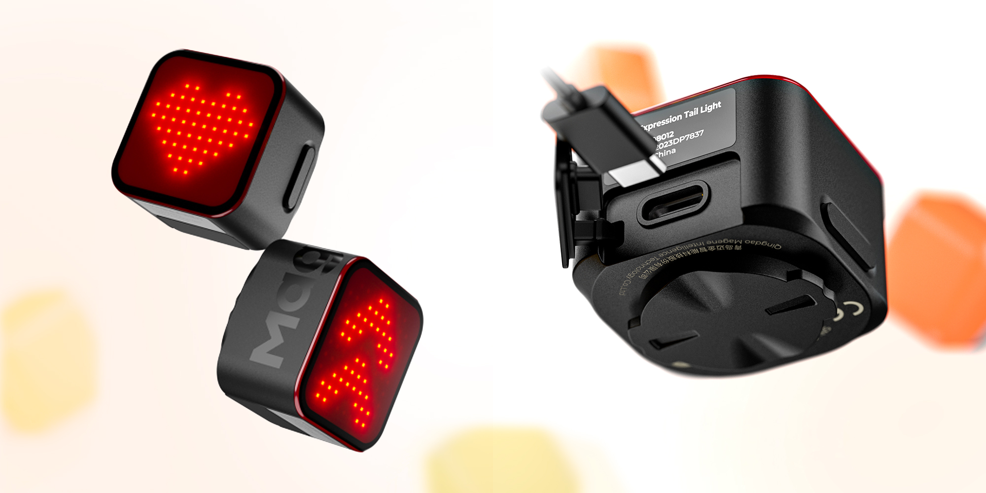 Lampka rowerowa Magene L308 tylna - mocowanie na sztycę